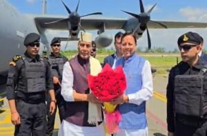 “धुरंधर धामी” कहकर रक्षा मंत्री ने की तारीफ, बोले—उत्तराखंड विकास की नई ऊंचाइयों पर