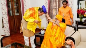 केदारनाथ धाम की व्यवस्थाओं पर मुख्यमंत्री धामी और रावल भीमाशंकर लिंग के बीच हुई चर्चा