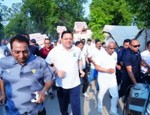 अंतरराष्ट्रीय योग दिवस: ‘रन फॉर योगा’ में शामिल हुए CM पुष्कर सिंह धामी
