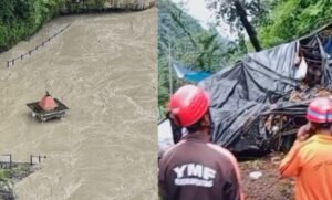 केदारनाथ पैदल यात्रा मार्ग पर भूस्खलन, आवाजाही रोकी गई; रुद्रप्रयाग में अलकनंदा-मंदाकिनी खतरे के निशान के करीब