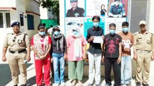 किराये के कमरे में चल रहे देह व्यापार का पर्दाफाश, छह गिरफ्तार